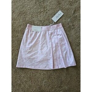 Lady Hagen Women's Skort Size XS Pink 16" Side Pleat Golf Stretch Moisture Wick